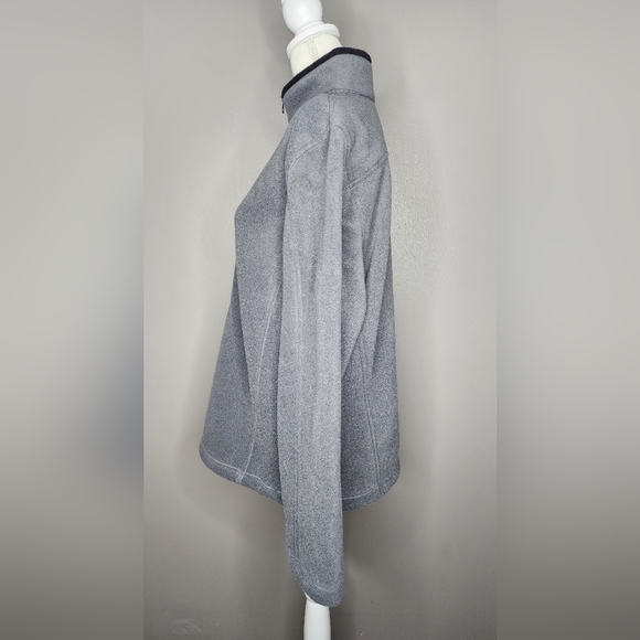 EDDIE BAUER Pullover Quarter Zipper Fleece Jacket. Size: M - Picture 4 of 12
